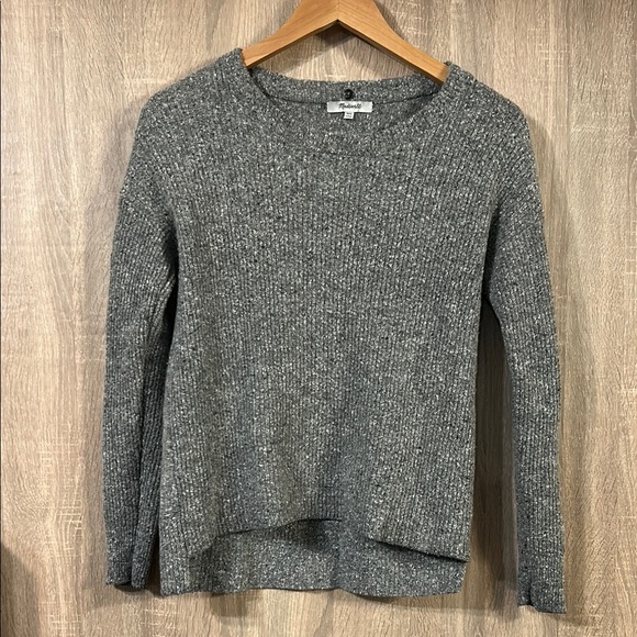 Madewell Sweaters - Madewell Gray Sweater Size XXS lambs wool cotton cashmere